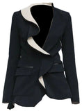 Ruffle Blazer Jacket