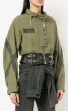 Belted Cropped Jacket