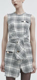 Deconstructed Tweed Dress