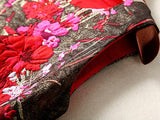 Floral Brocade Jacquard Mini Dress