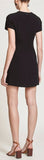 Black Cut-Out Tassel Trim Dress