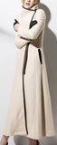 Long Cashmere & Wool Coat - (Red, Blue, Beige, Multi) - DESIGNER INSPIRED FASHIONS