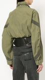 Belted Cropped Jacket