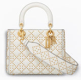 Supple Lady Dior Bag in Studded Cannage