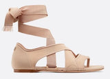 Etoile Thong Sandal in Micro Mesh, Beige