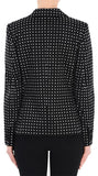 Crystal-Embellished Blazer