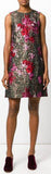 Floral Brocade Jacquard Mini Dress