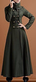 Long Military Cashmere Wool Coat - DESIGNER INSPIRED FASHIONS
