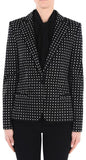 Crystal-Embellished Blazer