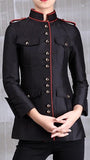 Military Jacket in Dark Blue - DESIGNER INSPIRED FASHIONS
