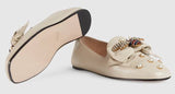 Leather Ballet Flat with Bow