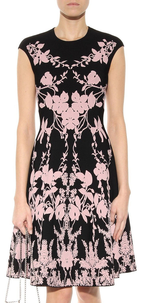 Intarsia Print Dress - DESIGNER INSPIRED FASHIONS