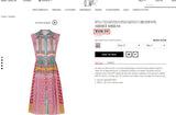 'Nieves' Printed Silk Dress - DESIGNER INSPIRED FASHIONS