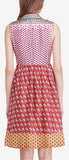 'Nieves' Printed Silk Dress - DESIGNER INSPIRED FASHIONS