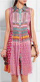 'Nieves' Printed Silk Dress - DESIGNER INSPIRED FASHIONS