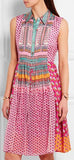 'Nieves' Printed Silk Dress - DESIGNER INSPIRED FASHIONS