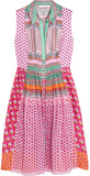 'Nieves' Printed Silk Dress - DESIGNER INSPIRED FASHIONS