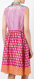 'Nieves' Printed Silk Dress - DESIGNER INSPIRED FASHIONS