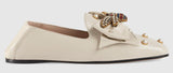 Leather Ballet Flat with Bow