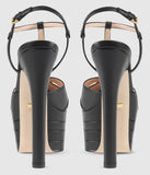 Leather Platform Pumps - DESIGNER INSPIRED FASHIONS