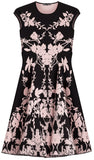 Intarsia Print Dress - DESIGNER INSPIRED FASHIONS