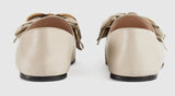 Leather Ballet Flat with Bow