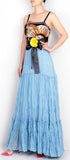 Long Tiger Embroidered Dress - DESIGNER INSPIRED FASHIONS