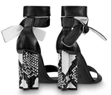 Silhouette Sandals - Black or Ecru