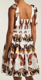 Butterfly-Print Mini Dress *Extended Sizes*