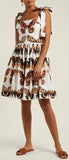 Butterfly-Print Mini Dress *Extended Sizes*