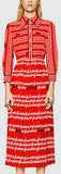 Logo Print Blouse & Skirt Set - DESIGNER INSPIRED FASHIONS