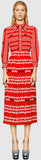 Logo Print Blouse & Skirt Set - DESIGNER INSPIRED FASHIONS