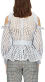 Cold Shoulder Broderie Anglaise Top