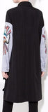 Embroidered Sleeve Shirt-Coat - DESIGNER INSPIRED FASHIONS