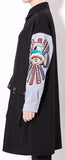 Embroidered Sleeve Shirt-Coat - DESIGNER INSPIRED FASHIONS
