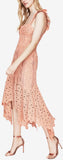 Macrame Ruffle Bustier Dress