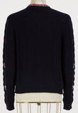 Embroidered Cardigan Sweater