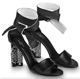 Silhouette Sandals - Black or Ecru