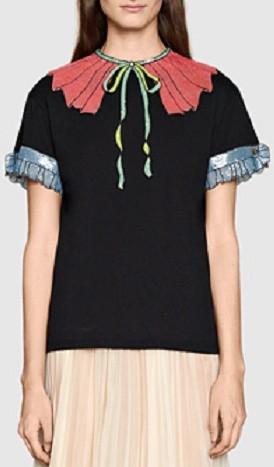 'Trompe L'oeil' Sequin T-Shirt - DESIGNER INSPIRED FASHIONS