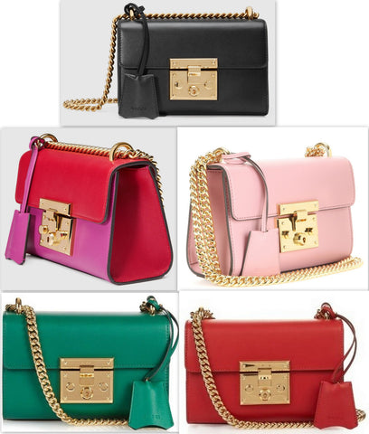 Padlock Leather Shoulder Bag - (Various Colors to choose from) - DESIGNER INSPIRED FASHIONS