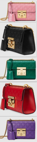 Padlock Signature Leather Shoulder Bag - (Various Colors to choose from) - DESIGNER INSPIRED FASHIONS