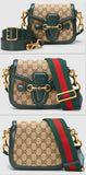 Lady Web GG Canvas Shoulder Bag - Green - DESIGNER INSPIRED FASHIONS