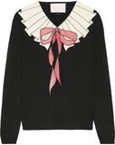 'Trompe L'oeil' Sequin Knit Sweater - DESIGNER INSPIRED FASHIONS