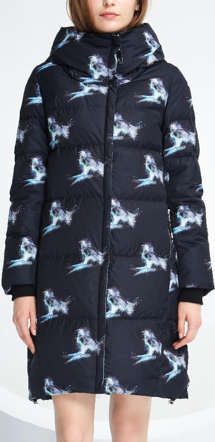 Printed Down Coat