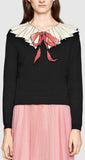 'Trompe L'oeil' Sequin Knit Sweater - DESIGNER INSPIRED FASHIONS