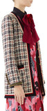 Single-Breasted Tweed Jacket