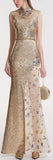 Star Embellished Sleeveless Gown *Low Stock*