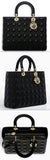 Large Lady Dior Bag, Black