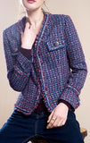 Multi Colored Tweed Jacket - DESIGNER INSPIRED FASHIONS