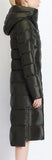 Hooded Thick Puffer Down Coat in Dark Army Green - DESIGNER INSPIRED FASHIONS